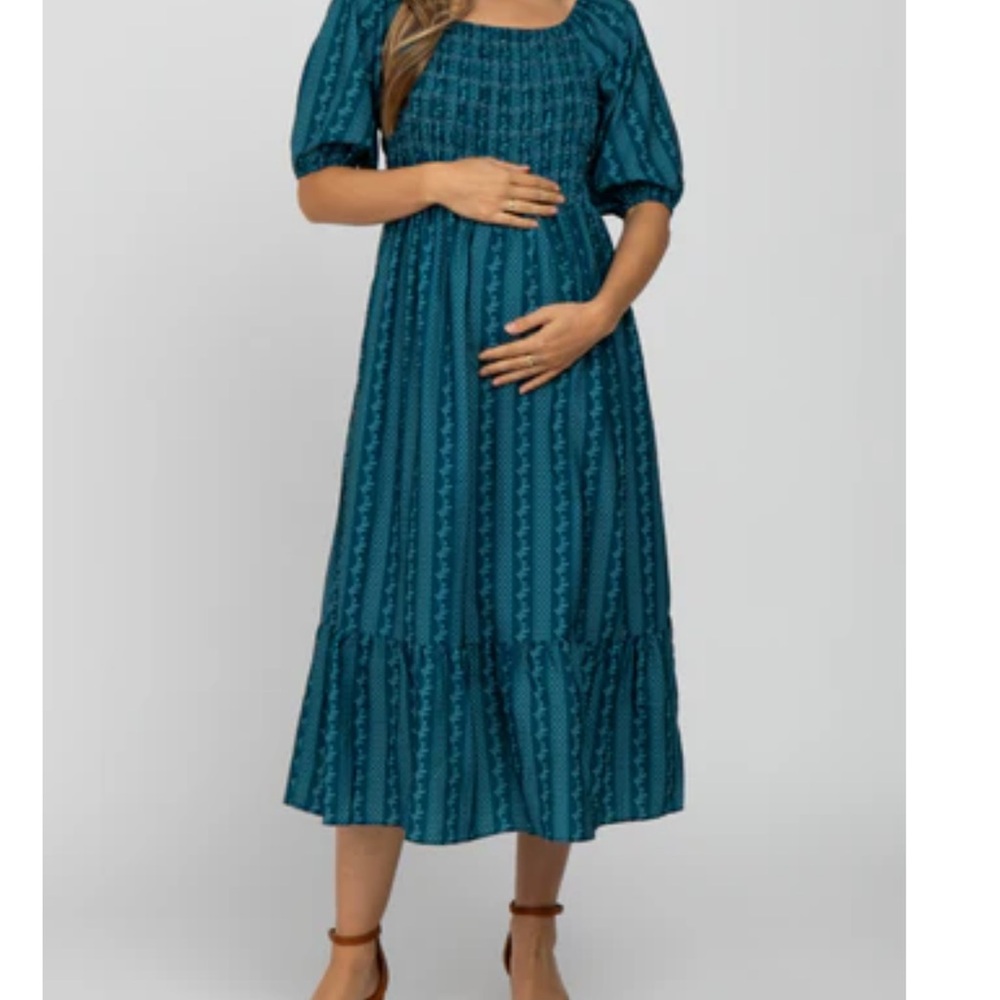 Pinkblush Teal Maxi Dress